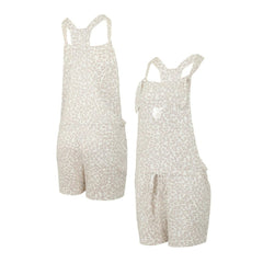 Baltimore Orioles Concepts Sport Women's Montana Hacci Knit Romper Overalls - Cream
