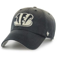 Cincinnati Bengals '47 Dusted Relaxed Clean Up Adjustable Hat - Black Hats