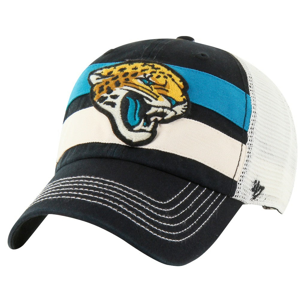 Jacksonville Jaguars '47 Clubhouse Boon Clean-Up Trucker Adjustable Hat - Black Hats