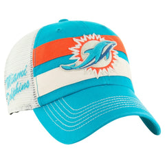 Miami Dolphins '47 Clubhouse Boon Clean-Up Trucker Adjustable Hat - Aqua Hats