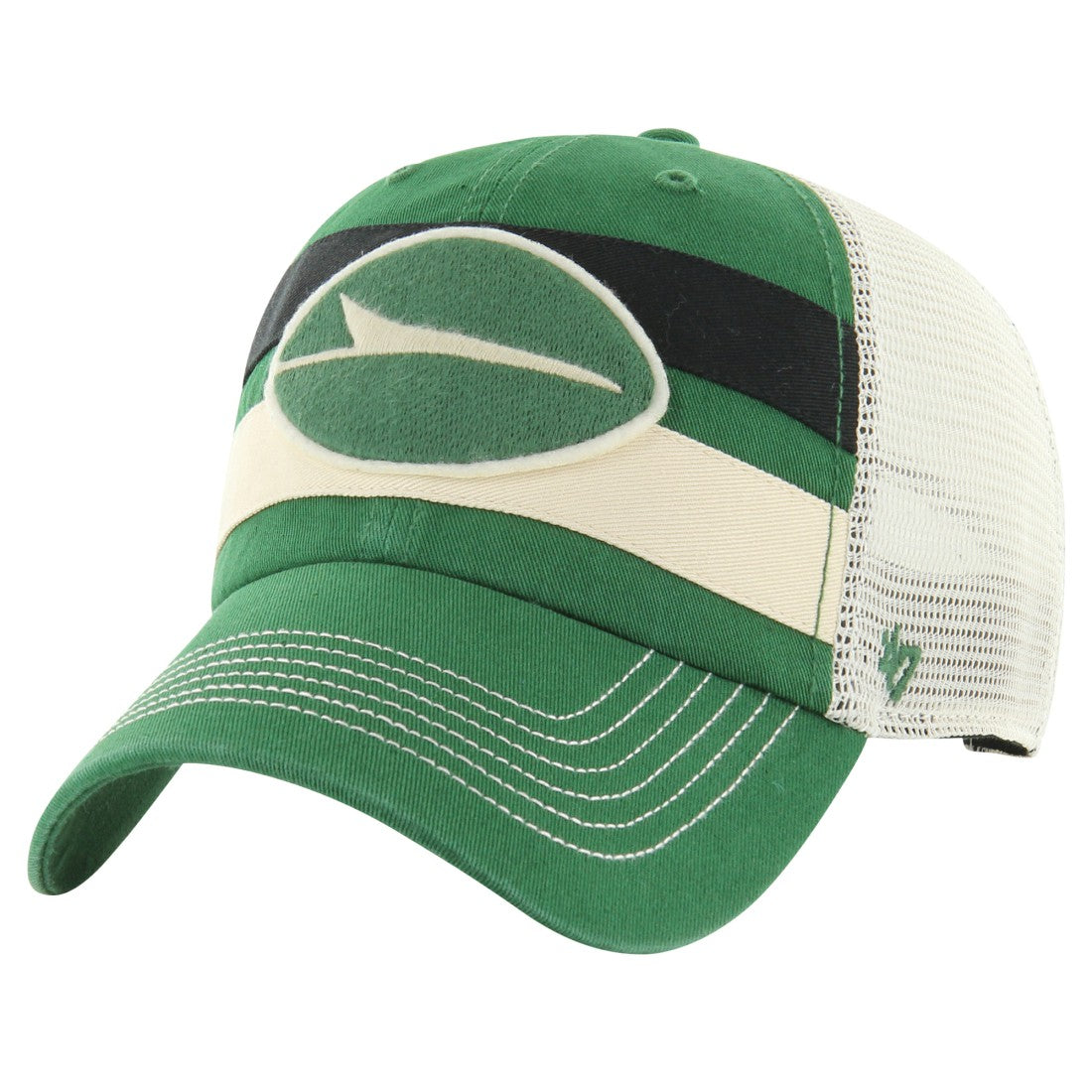 New York Jets '47 Clubhouse Boon Clean-Up Trucker Adjustable Hat - Kelly Green Hats