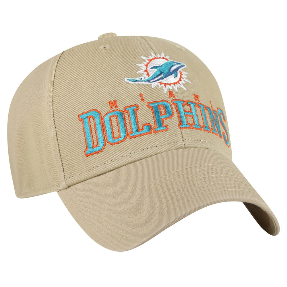 Miami Dolphins '47 Powell MVP Adjustable Hat - Khaki Hats