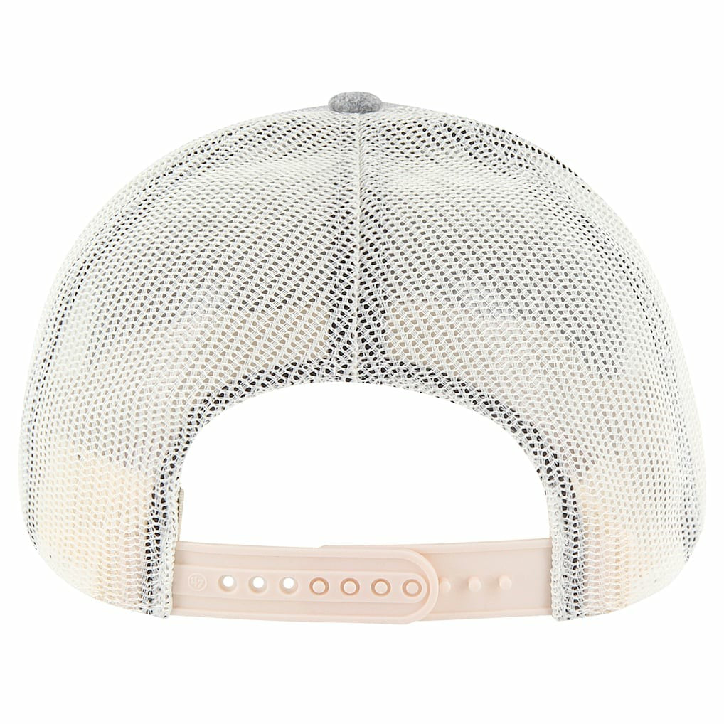 New York Giants '47 Drover Trucker Adjustable Hat - Heather Gray/Tan Hats