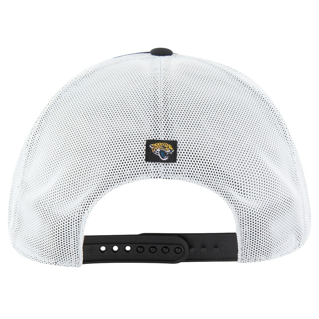 Jacksonville Jaguars '47 Downburst Relaxed Hitch Trucker Adjustable Hat - Black/White Hats