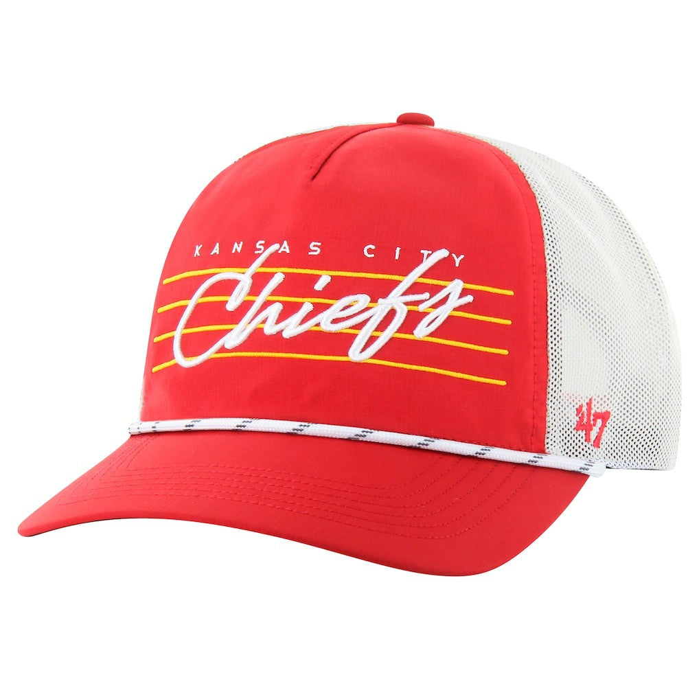 Kansas City Chiefs '47 Downburst Relaxed Hitch Trucker Adjustable Hat - Red/White Hats