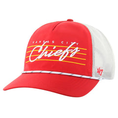 Kansas City Chiefs '47 Downburst Relaxed Hitch Trucker Adjustable Hat - Red/White Hats