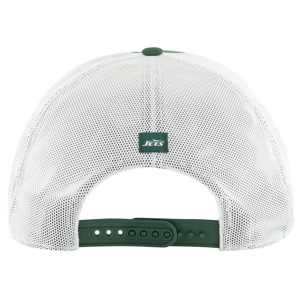 New York Jets '47 Downburst Relaxed Hitch Trucker Adjustable Hat - Green/White Hats