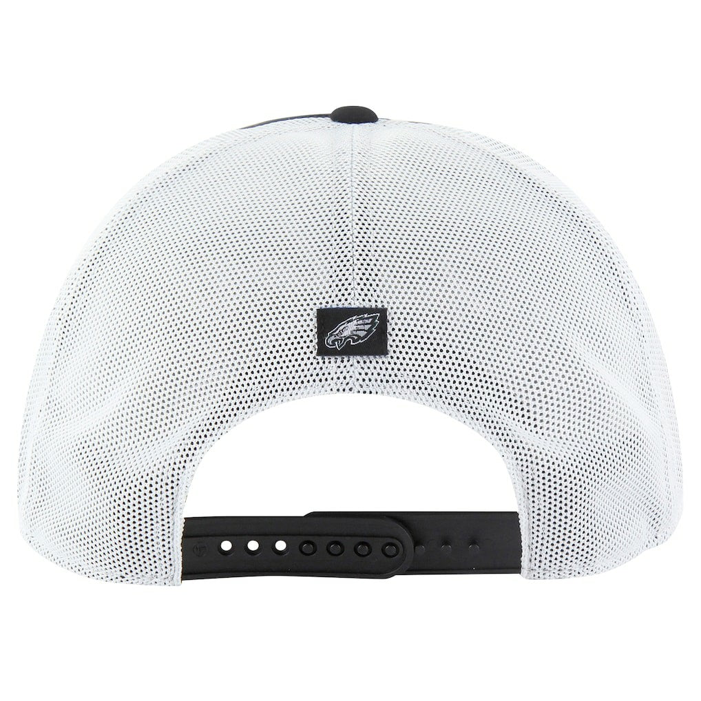 Philadelphia Eagles '47 Downburst Relaxed Hitch Trucker Adjustable Hat - Black/White Hats