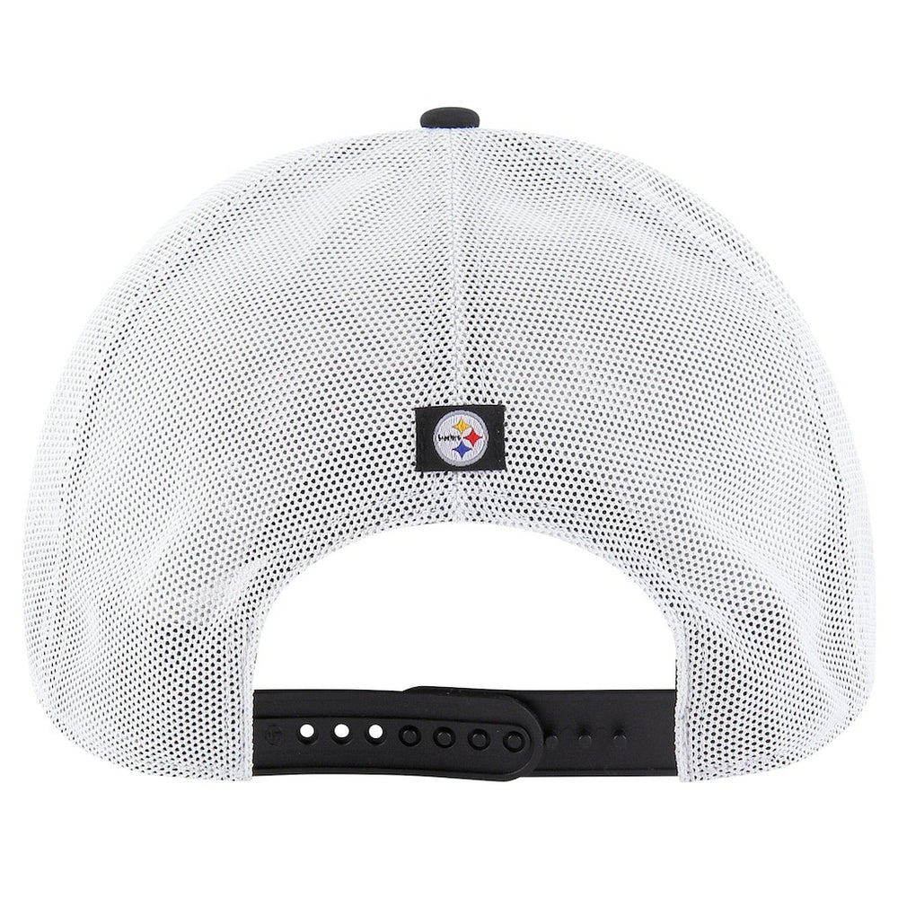 Pittsburgh Steelers '47 Downburst Relaxed Hitch Trucker Adjustable Hat - Black/White Hats