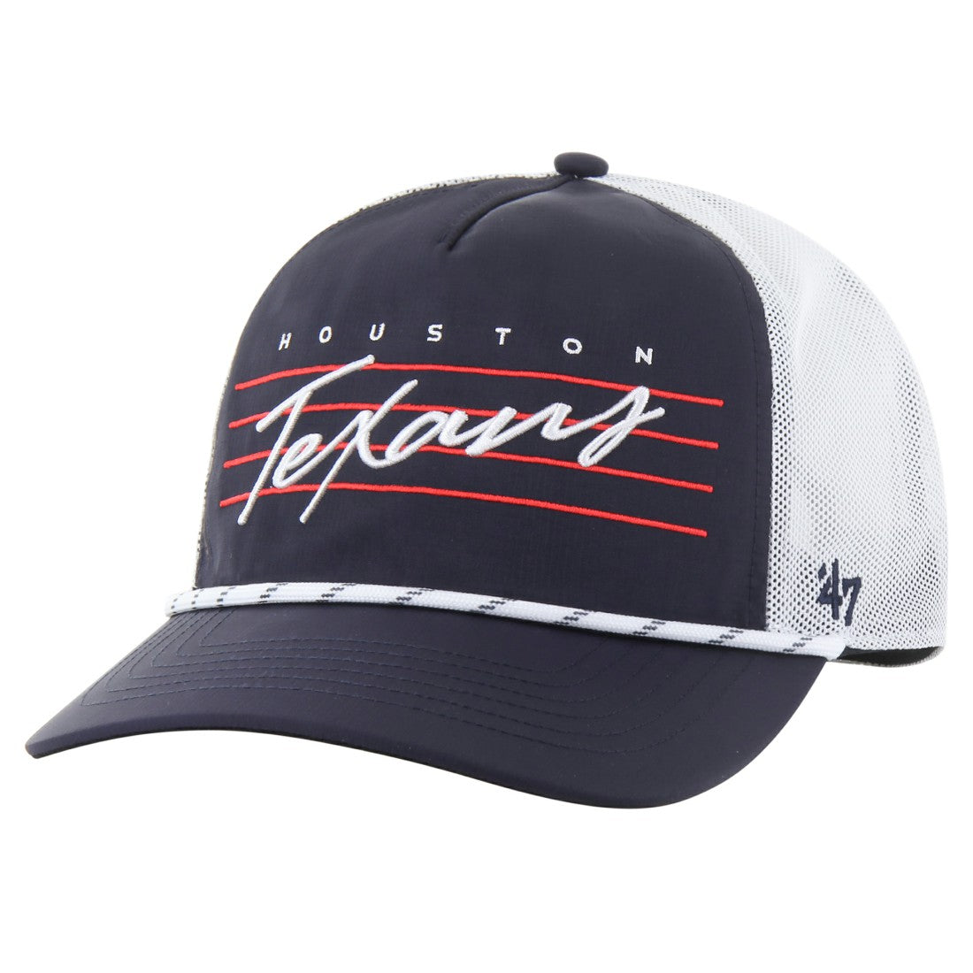 Houston Texans '47 Downburst Relaxed Hitch Trucker Adjustable Hat - Navy/White Hats