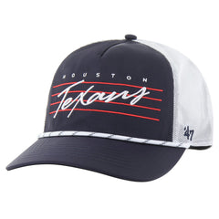 Houston Texans '47 Downburst Relaxed Hitch Trucker Adjustable Hat - Navy/White Hats