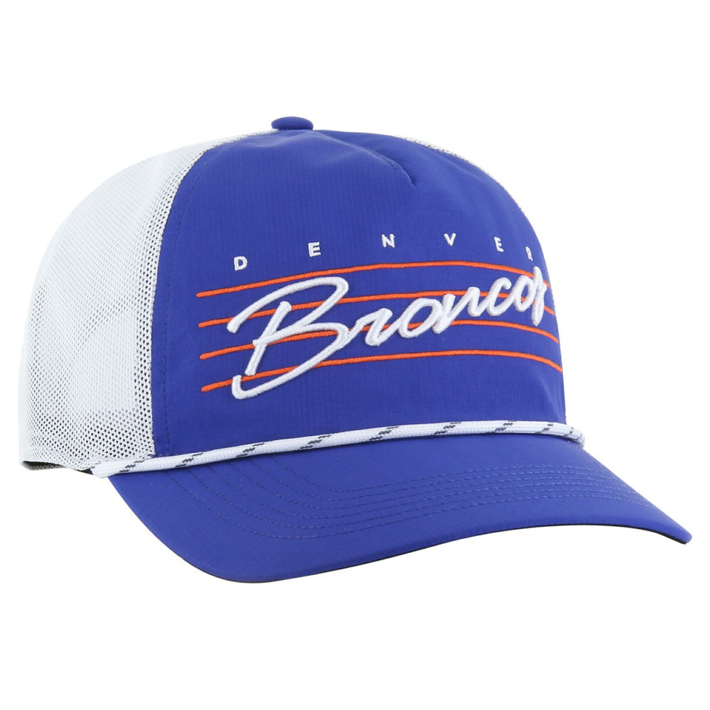 Denver Broncos '47 Downburst Relaxed Hitch Trucker Adjustable Hat - Royal/White Hats