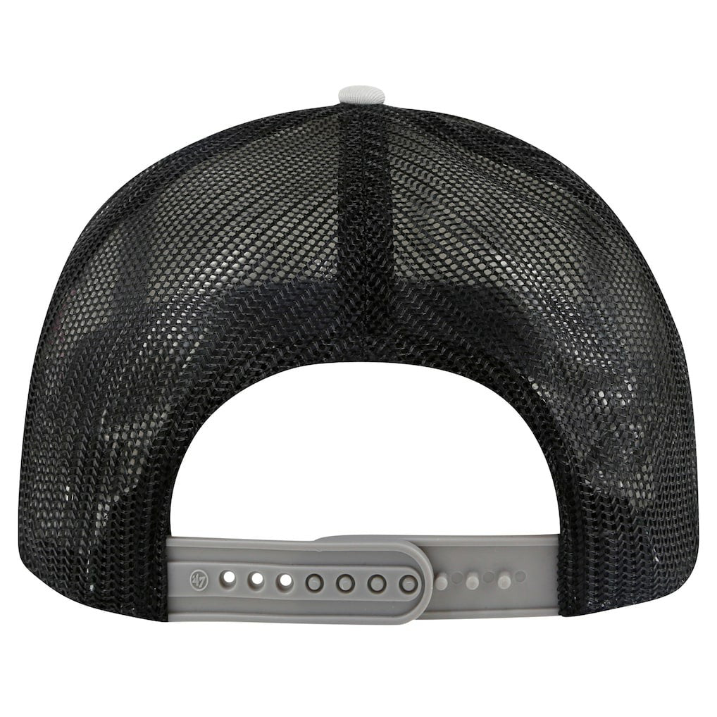 Las Vegas Raiders '47 Stack Line Hitch Trucker Adjustable Hat - White/Gray Hats