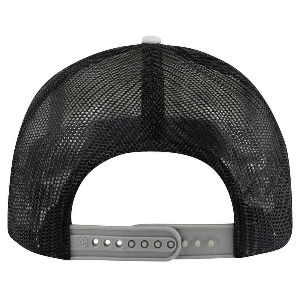 Las Vegas Raiders '47 Stack Line Hitch Trucker Adjustable Hat - White/Gray Hats