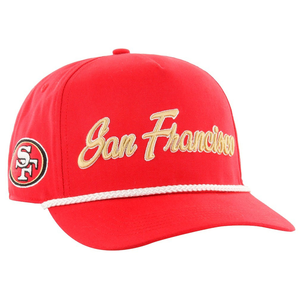 San Francisco 49ers '47 Overhand Hitch Adjustable Hat - Scarlet Hats