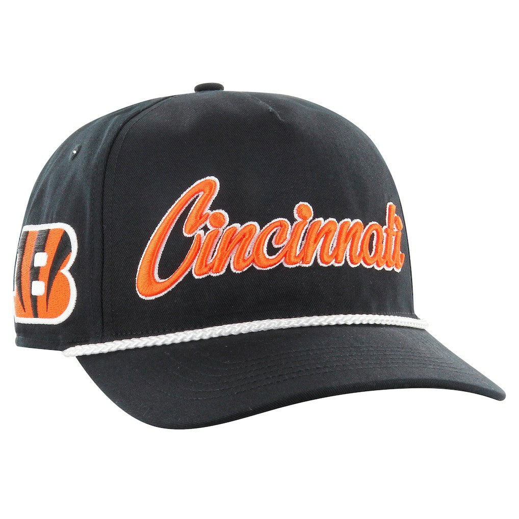 Cincinnati Bengals '47 Overhand Hitch Adjustable Hat - Black Hats