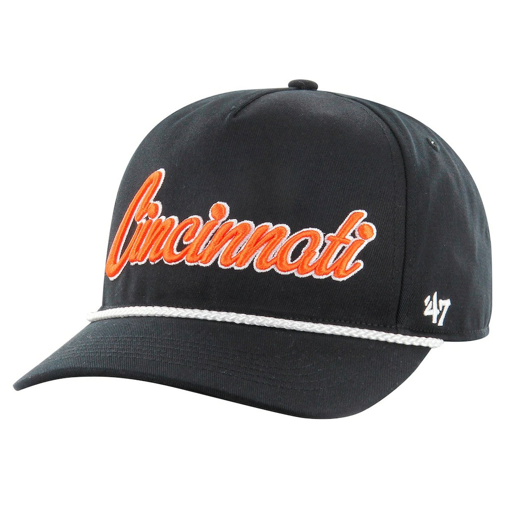 Cincinnati Bengals '47 Overhand Hitch Adjustable Hat - Black Hats