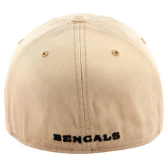 Cincinnati Bengals '47 Dusted Relaxed Franchise Fitted Hat - Khaki Hats