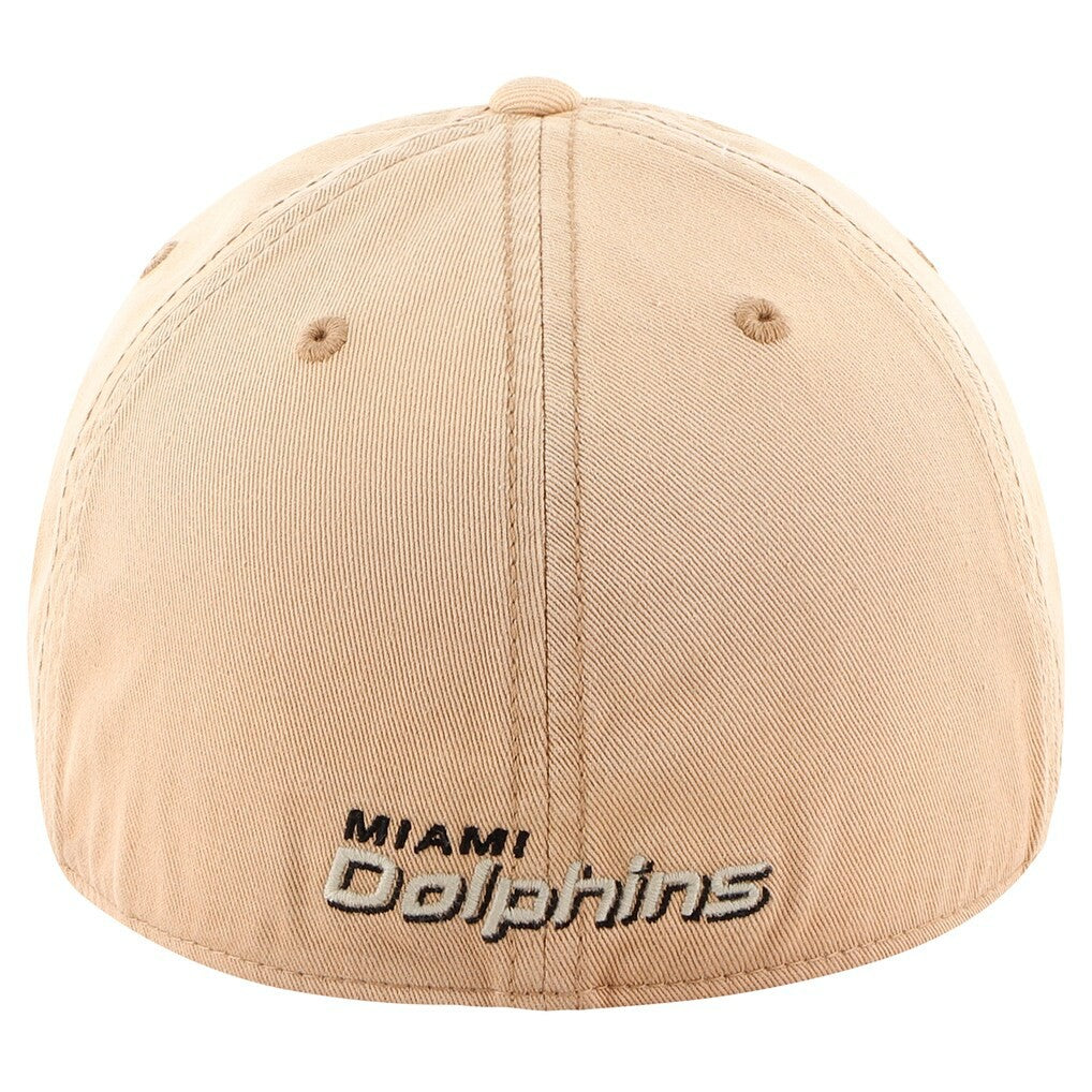 Miami Dolphins '47 Dusted Relaxed Franchise Fitted Hat - Khaki Hats