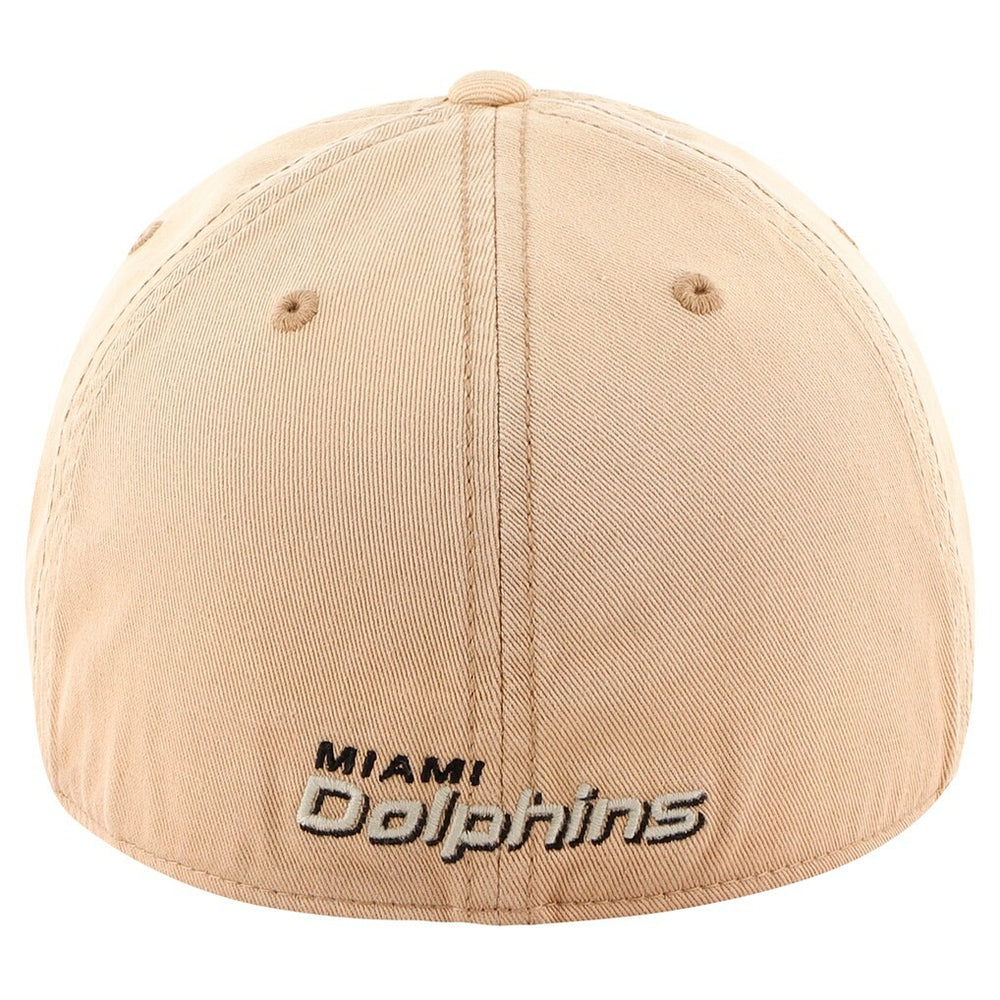 Miami Dolphins '47 Dusted Relaxed Franchise Fitted Hat - Khaki Hats