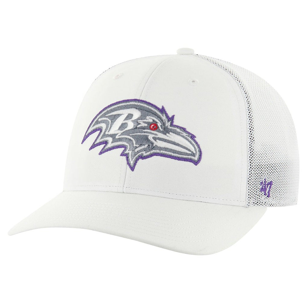 Baltimore Ravens '47 Snowball Trophy Stretch Fit Hat - White Hats