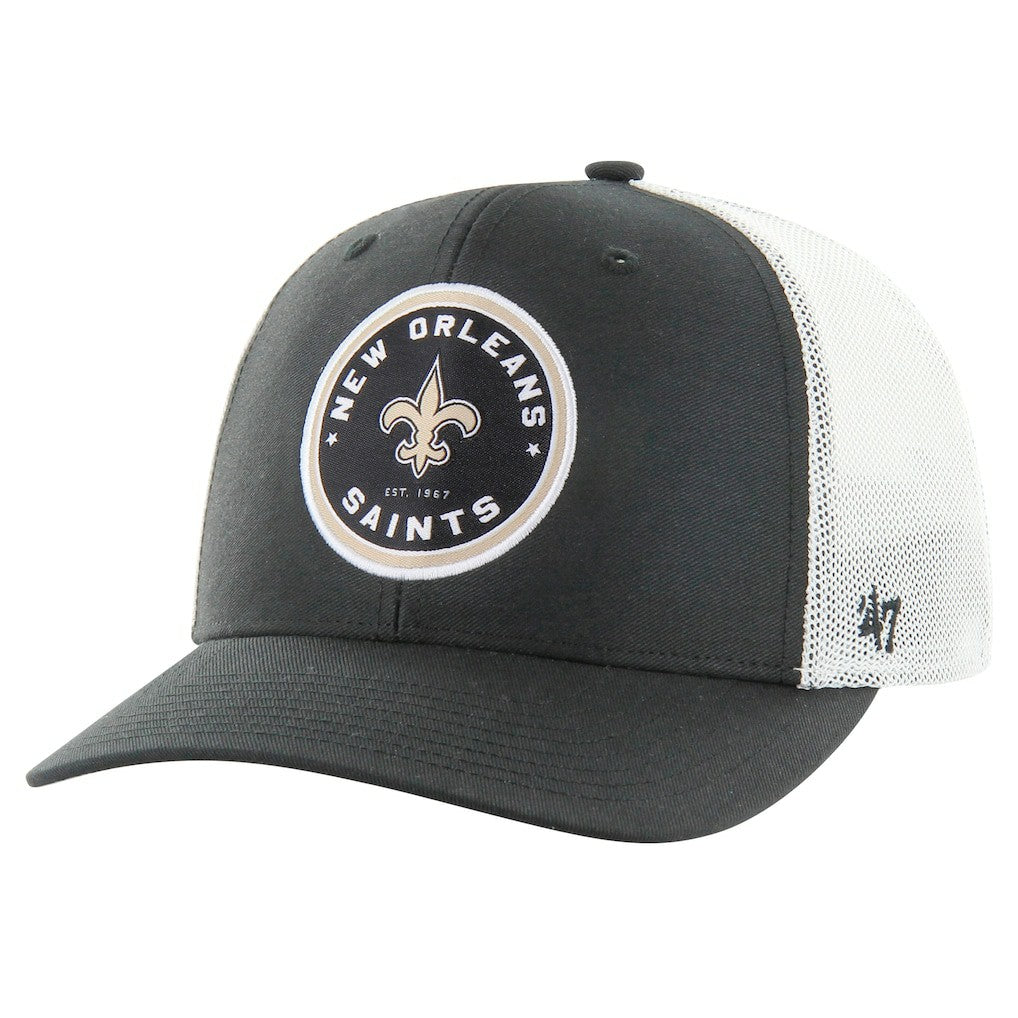 New Orleans Saints '47 Disclose Trophy Stretch Fit Hat - Black Hats