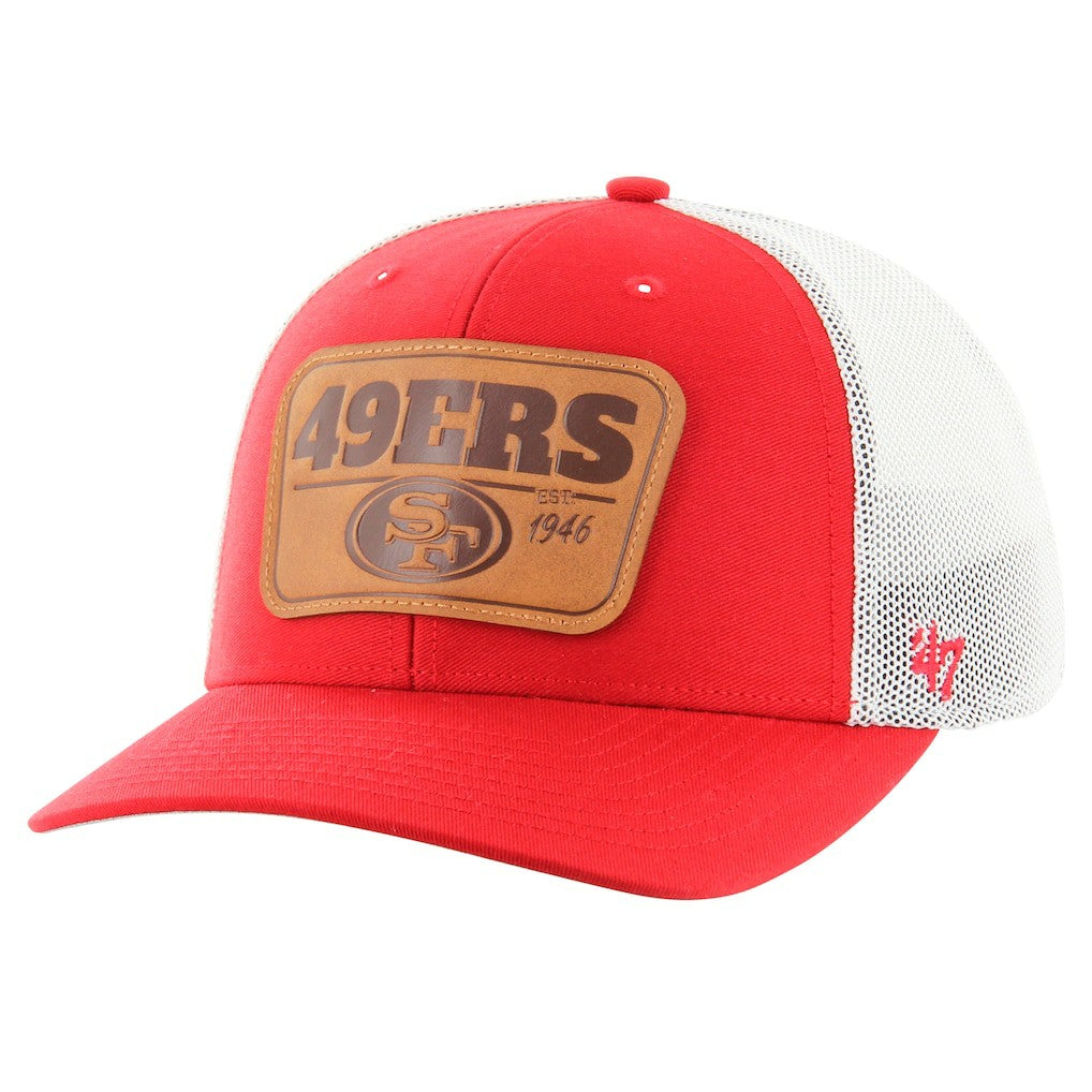 San Francisco 49ers '47 Thrash Trophy Flex Hat - Scarlet/White Hats