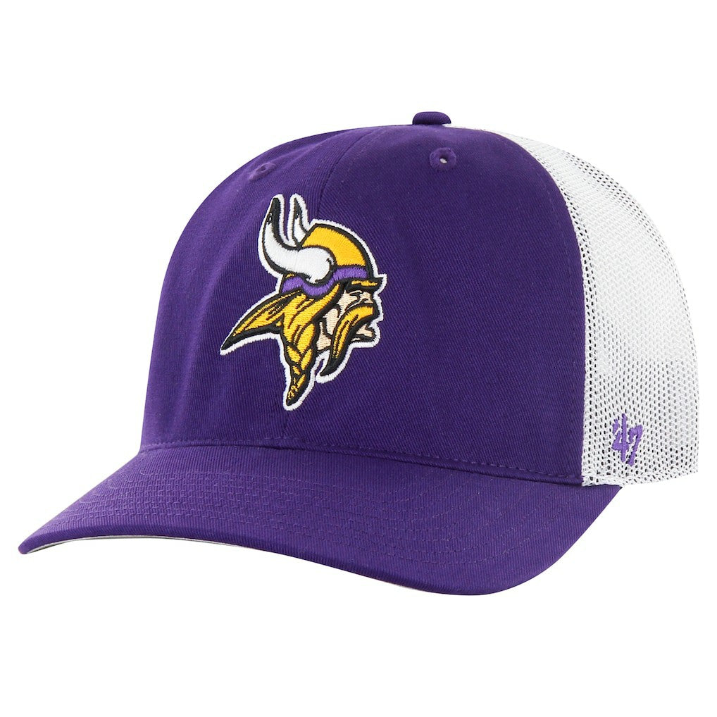 Minnesota Vikings '47 Team Unstructured Trucker Adjustable Hat - Purple/White Hats