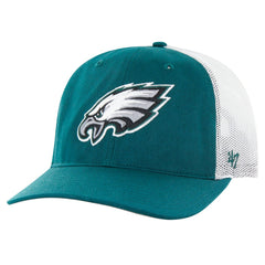 Philadelphia Eagles '47 Team Unstructured Trucker Adjustable Hat - Green/White Hats