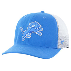 Detroit Lions '47 Team Unstructured Trucker Adjustable Hat - Blue/White Hats
