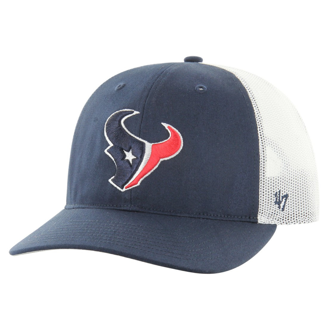 Houston Texans '47 Team Unstructured Trucker Adjustable Hat - Navy/White Hats