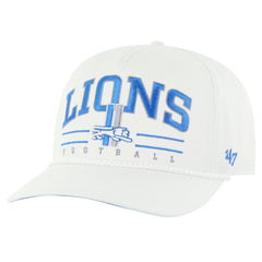 Detroit Lions '47 Roscoe Hitch Rope Adjustable Hat - White Hats