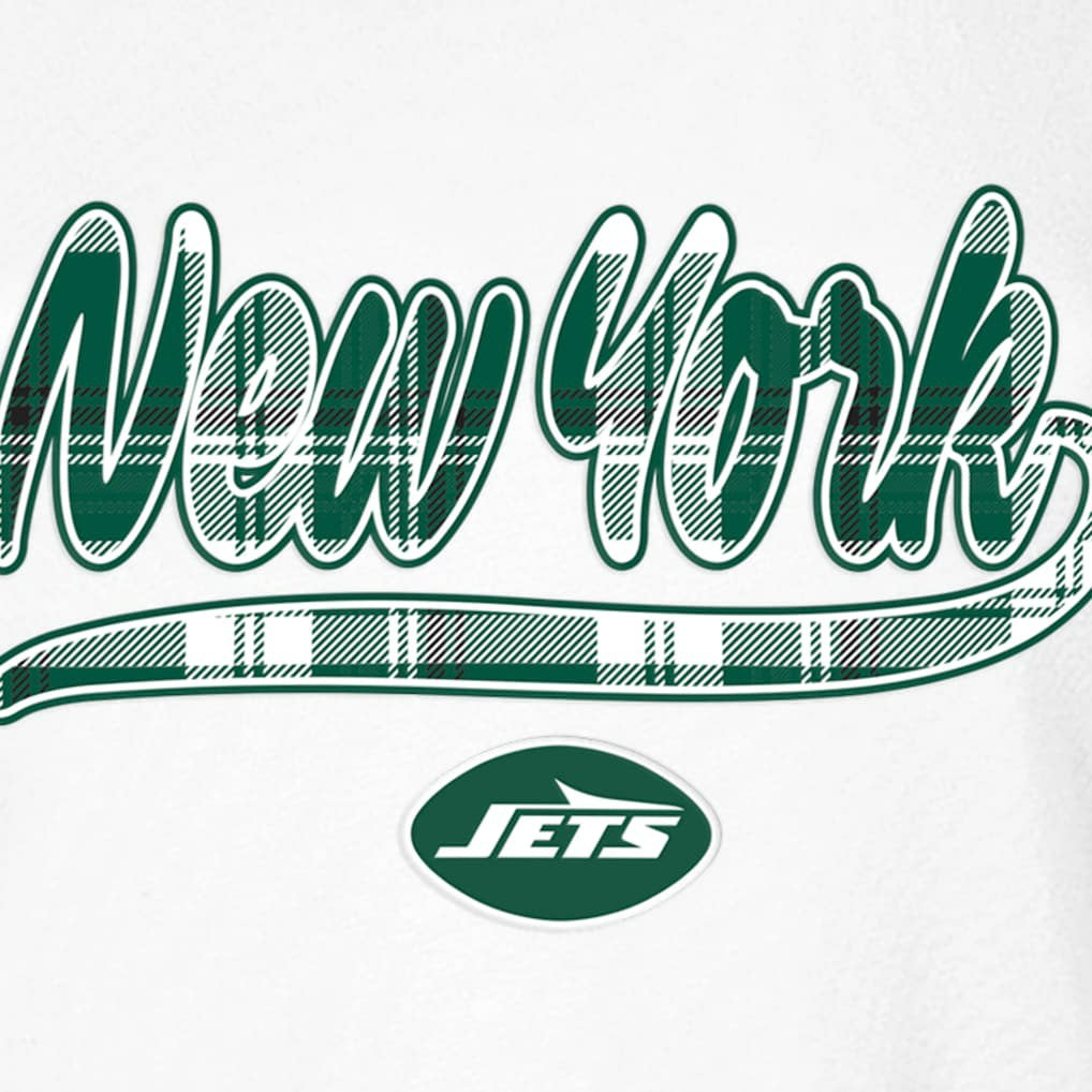 New York Jets New Era Women's 3rd Down T-Shirt - White/Green T-shirts
