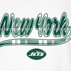 New York Jets New Era Women's 3rd Down T-Shirt - White/Green T-shirts