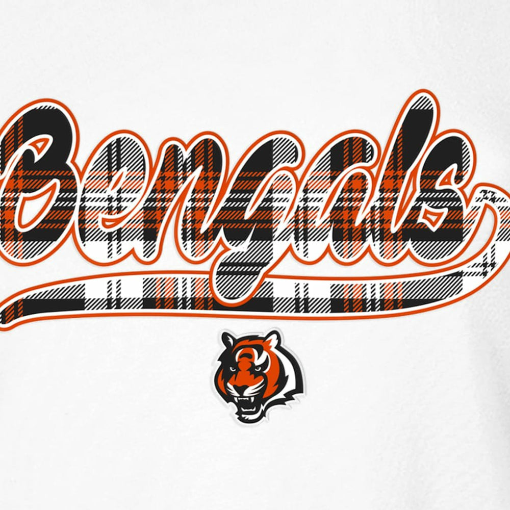 Cincinnati Bengals New Era Women's 3rd Down T-Shirt - White/Orange T-shirts
