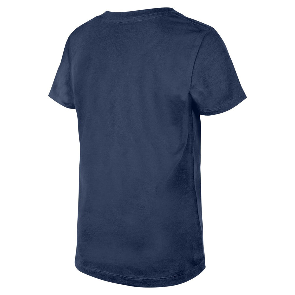 Tennessee Titans New Era Girls Youth Flip Sequin V-Neck T-Shirt - Navy T-shirts