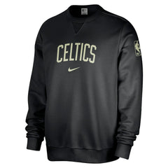 Boston Celtics Courtside Standard Issue Performance Pullover Sweatshirt Black - Nike