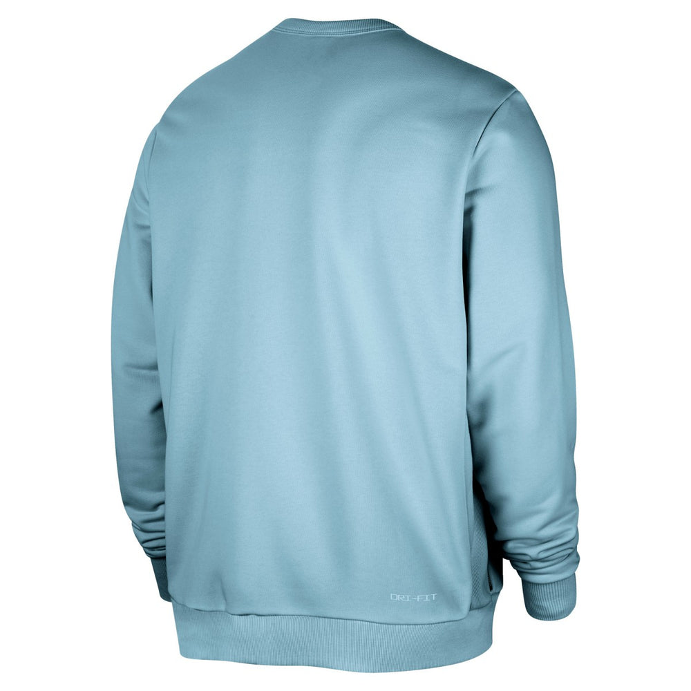 New York Knicks Courtside Standard Issue Performance Pullover Sweatshirt Light Blue - Nike