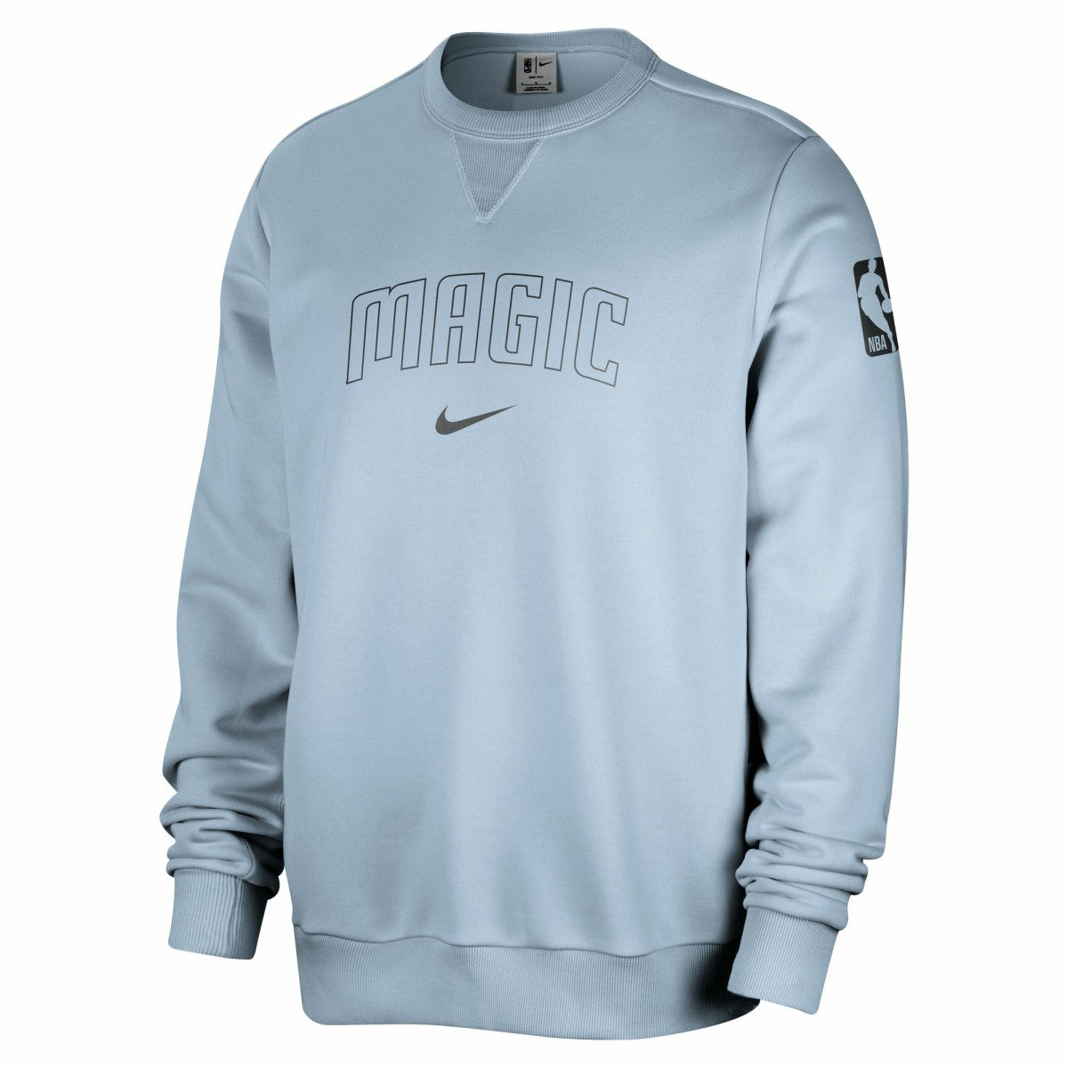 Orlando Magic Courtside Standard Issue Performance Pullover Sweatshirt Light Blue - Nike
