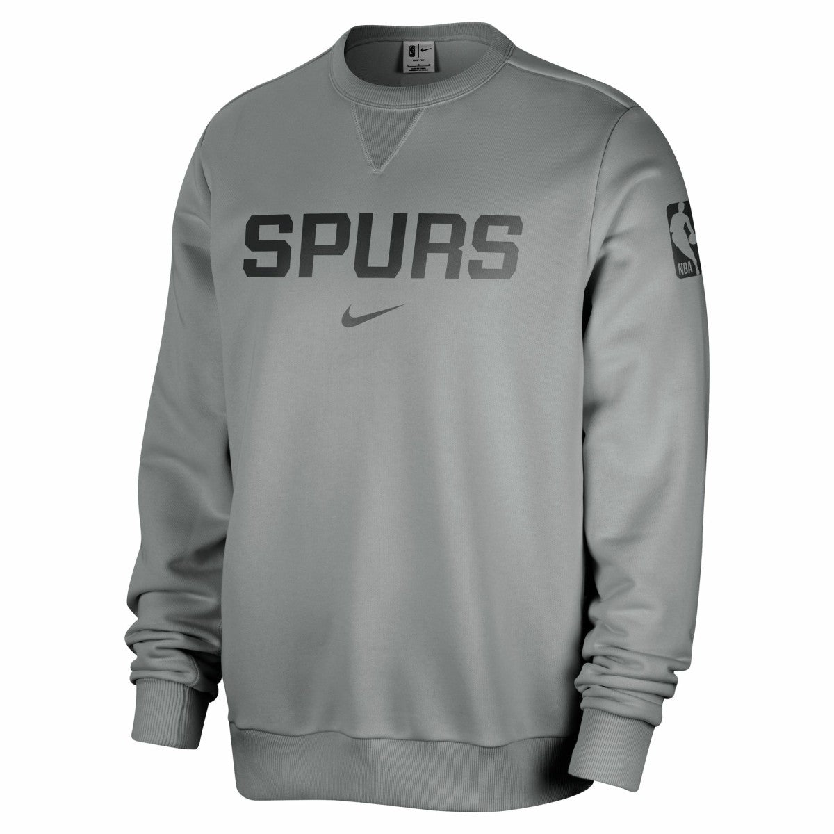 San Antonio Spurs Courtside Standard Issue Performance Pullover Sweatshirt Gray - Nike
