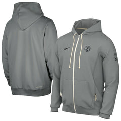 Brooklyn Nets Authentic Standard Issue Full-Zip Hoodie Jacket Gray - Nike