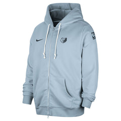 Memphis Grizzlies Authentic Standard Issue Full-Zip Hoodie Jacket Light Blue - Nike