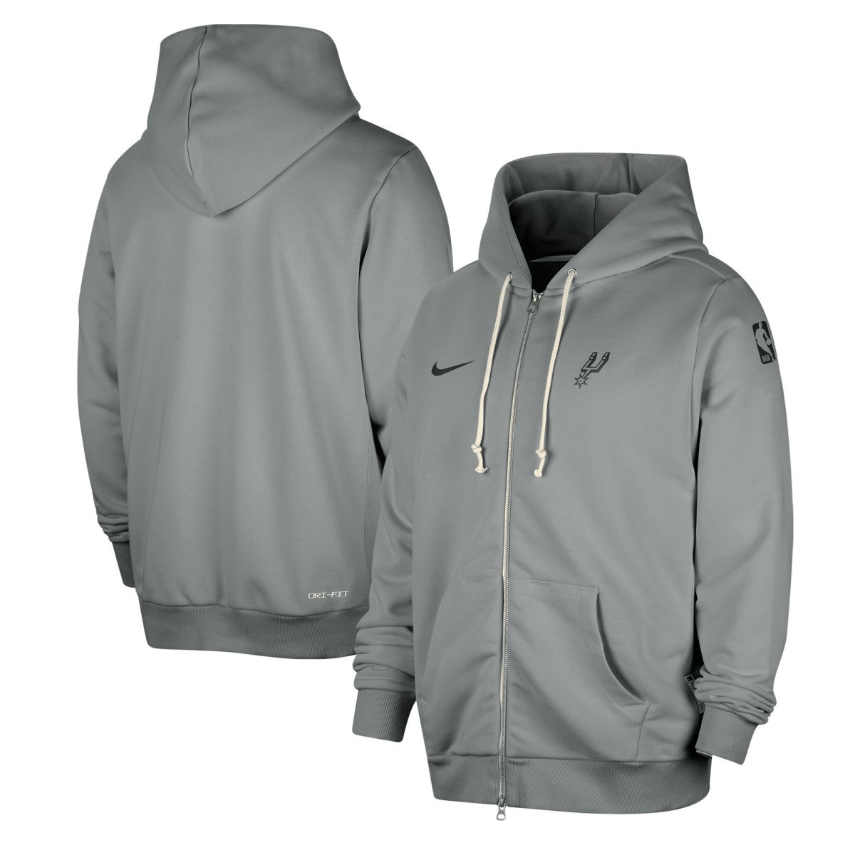 San Antonio Spurs Authentic Standard Issue Full-Zip Hoodie Jacket Gray - Nike outlet