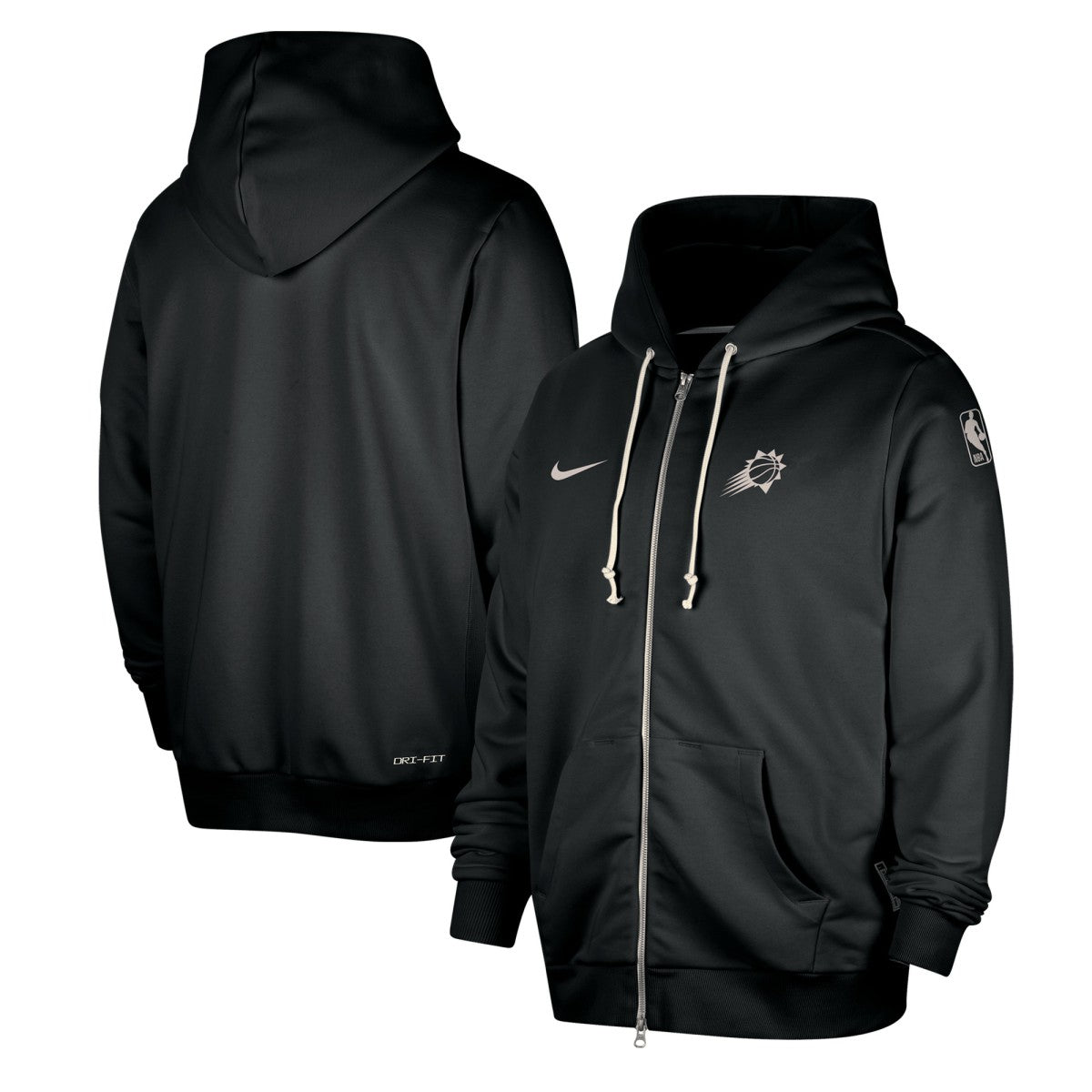 Phoenix Suns Authentic Standard Issue Full-Zip Hoodie Jacket Black - Nike
