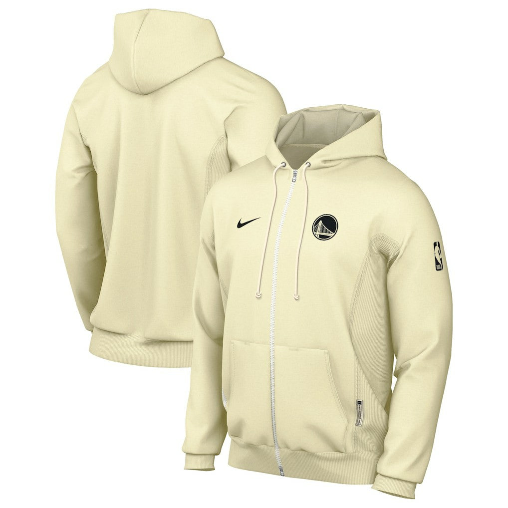 Golden State Warriors Authentic Standard Issue Full-Zip Hoodie Jacket Gray - Nike