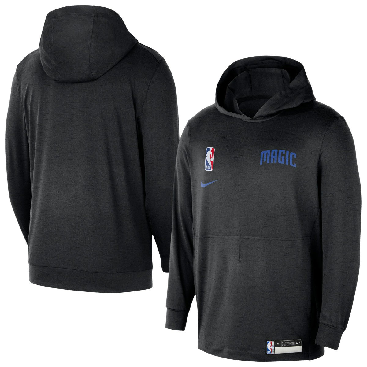 Orlando Magic 2024/25 On-Court Authentic Practice Yoga Restore Lightweight Pullover Hoodie Black - Nike