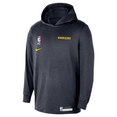Golden State Warriors 2024/25 On-Court Authentic Practice Yoga Restore Lightweight Pullover Hoodie Navy - Nike
