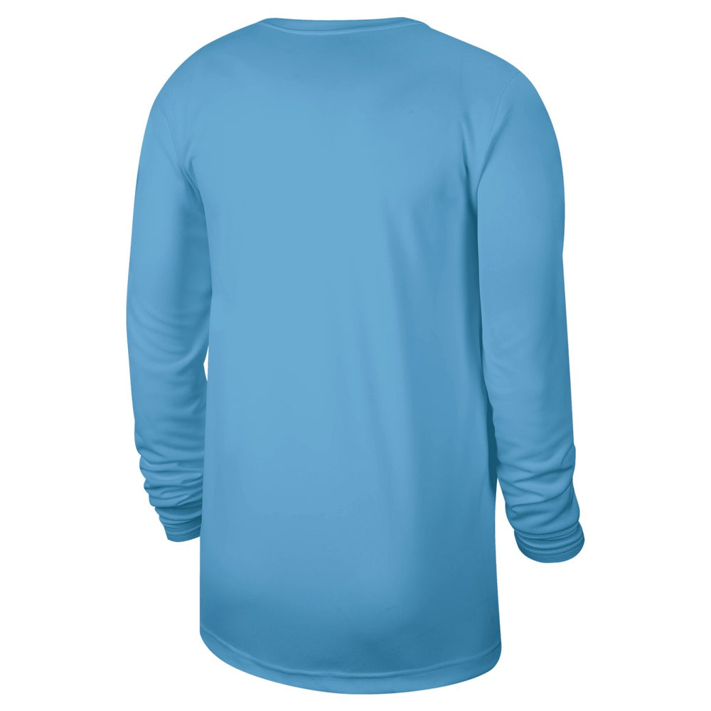 Memphis Grizzlies 2024/25 Legend On-Court Practice Long Sleeve T-Shirt Light Blue - Nike