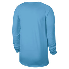 Memphis Grizzlies 2024/25 Legend On-Court Practice Long Sleeve T-Shirt Light Blue - Nike
