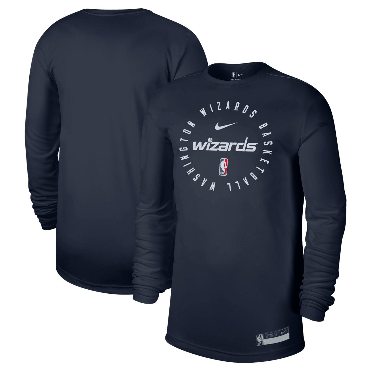 Washington Wizards 2024/25 Legend On-Court Practice Long Sleeve T-Shirt Navy - Nike